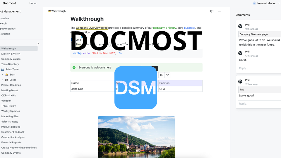 Docmost - OpenSource alternative ke Confluence.